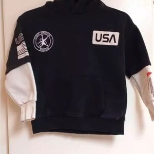 Zara NASA Black and White Hoodie